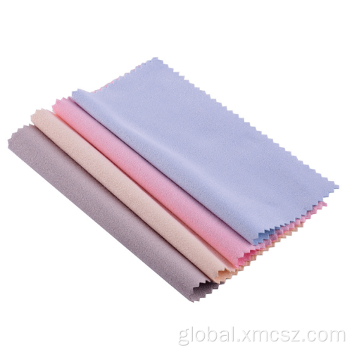 Suede Solid Lens Cloth Solid color stock custom camera cleaning lens cloth Manufactory